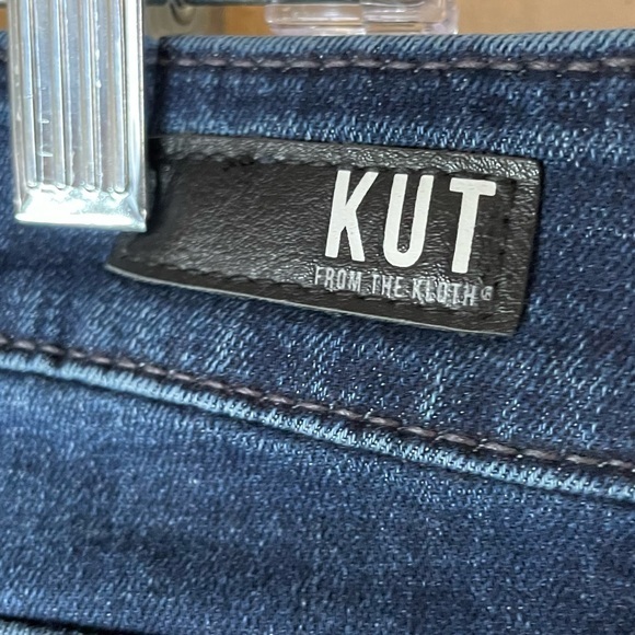 Kut From The Kloth Jeans Lot-2 Boyfriend & Crop Straight Leg Dark Wash Size 16W‎ - Picture 5 of 15